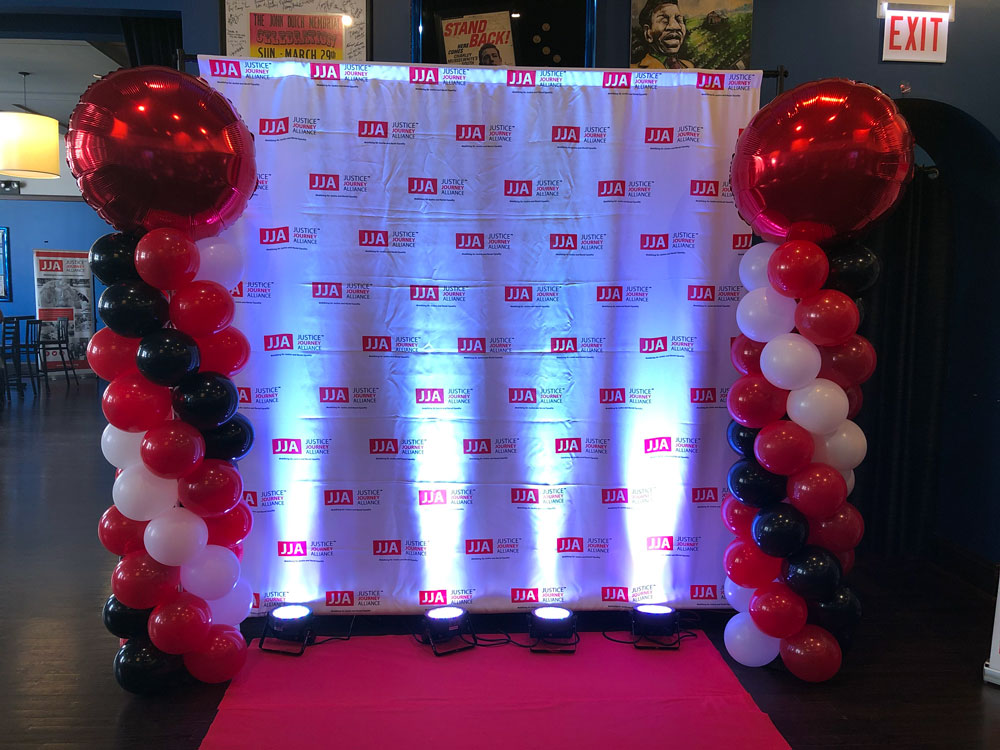 Party Backdrop with Baloons 2